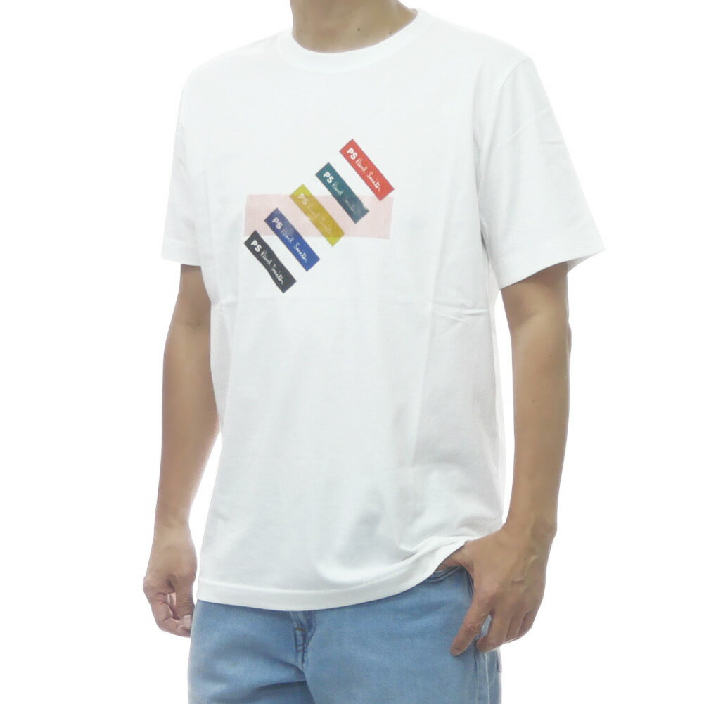Rakuten - PS PAUL SMITH ポールスミス メンズクルーネックTシャツ M2R 011R XP5798 ホワイト 2026春夏新作