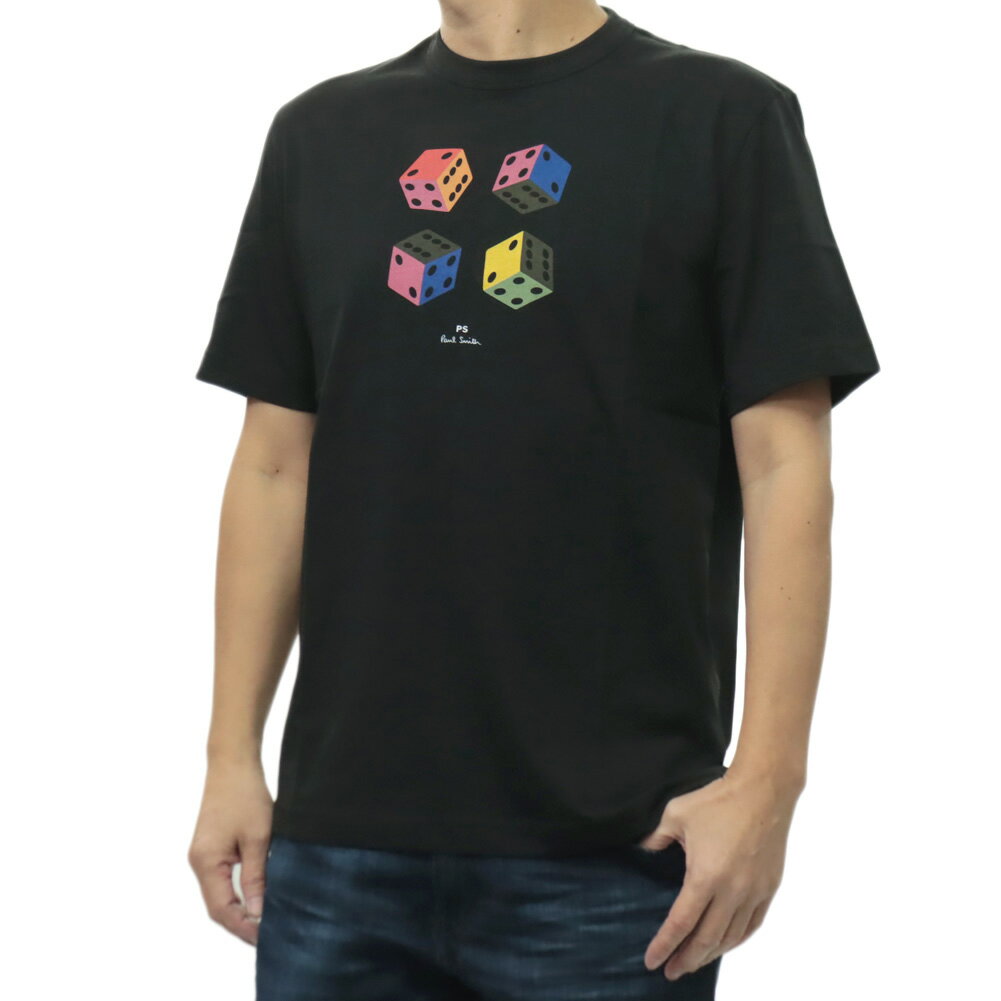 乐天商城 - PS PAUL SMITH ポールスミス メンズ クルーネックTシャツ M2R 220X VP5588 ブラック 2026春夏新作