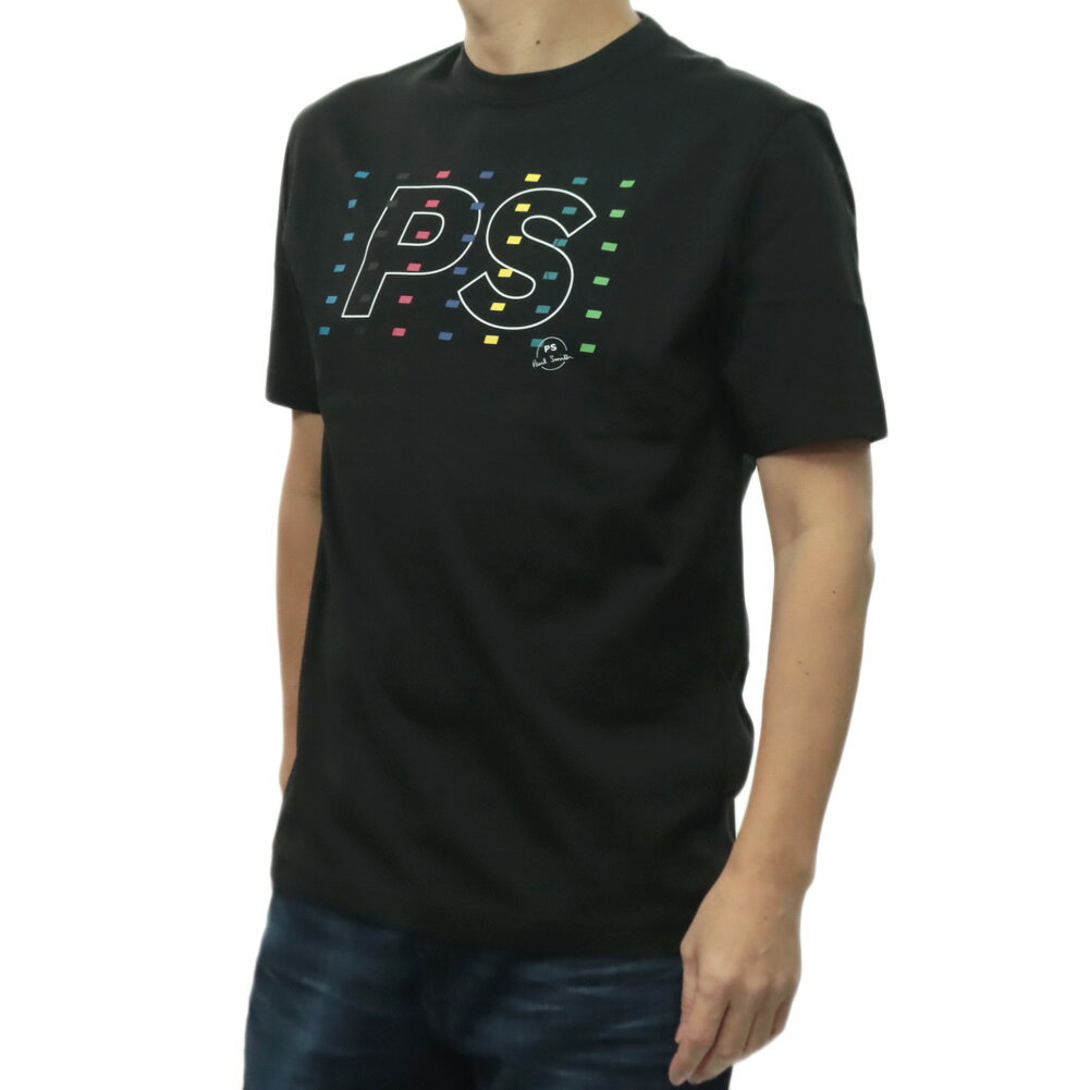 乐天商城 - PS PAUL SMITH ポールスミス メンズ クルーネックTシャツ M2R 220X VP5612 ブラック 2026春夏新作