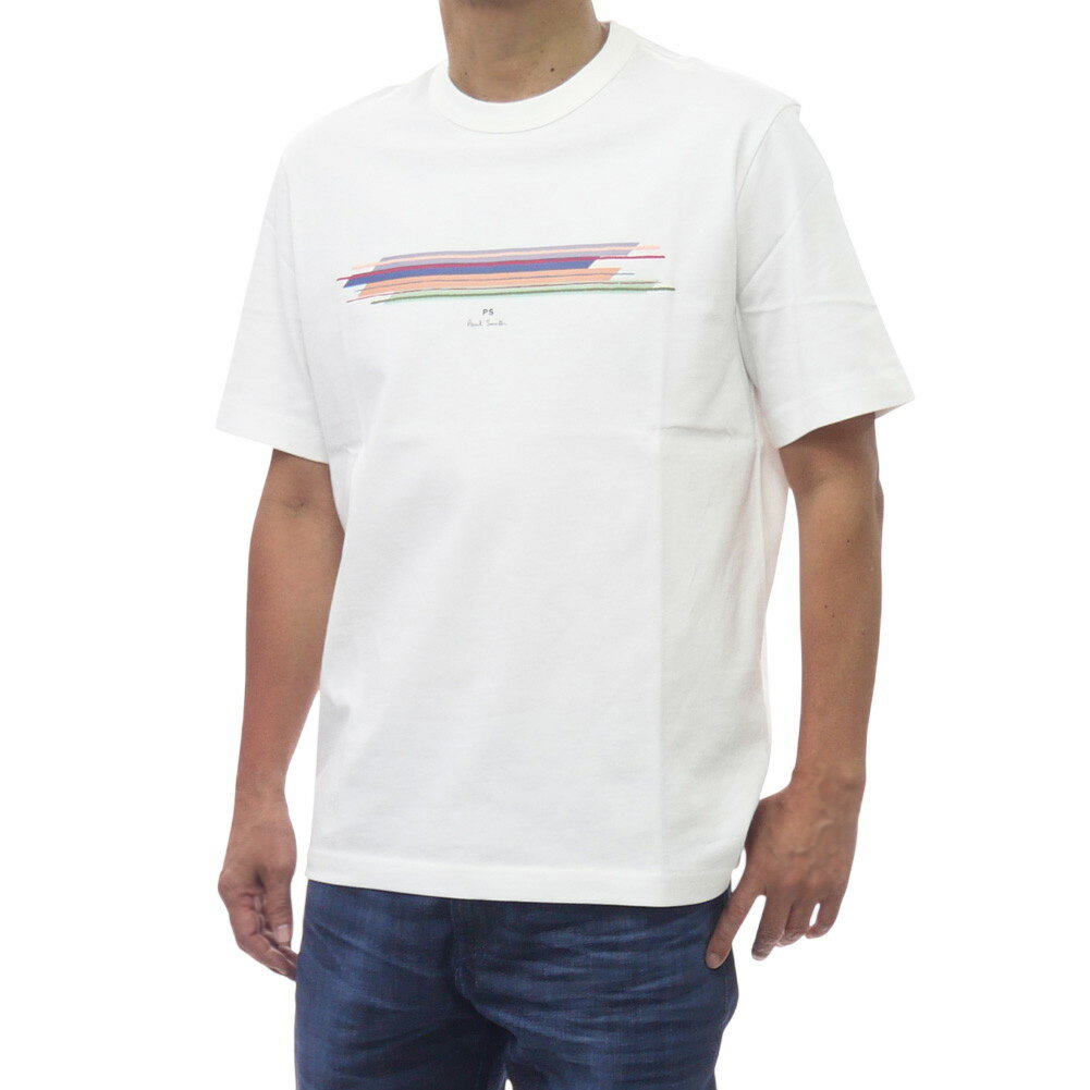 乐天商城 - PS PAUL SMITH ポールスミス メンズ クルーネックTシャツ M2R 220X VP5759 ホワイト 2026春夏新作