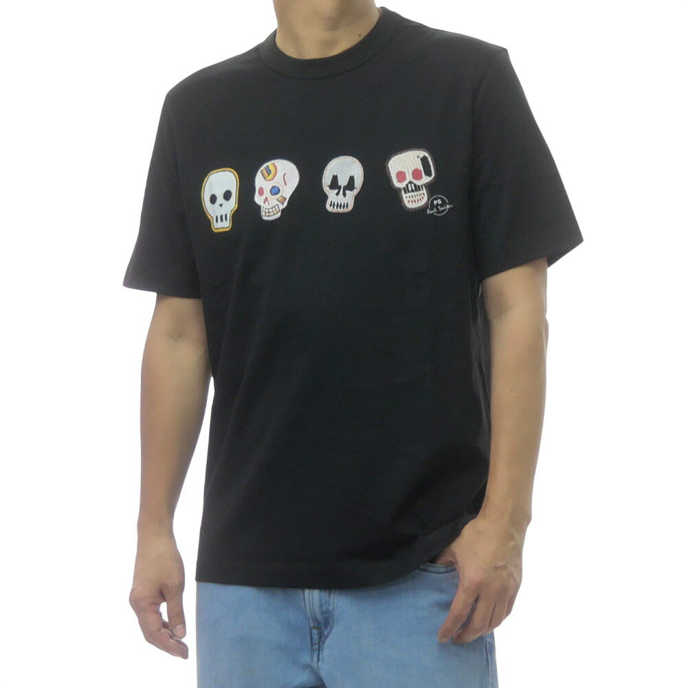 Rakuten - PS PAUL SMITH ポールスミス メンズ クルーネックTシャツ M2R 220X VP5791 ブラック 2026春夏新作