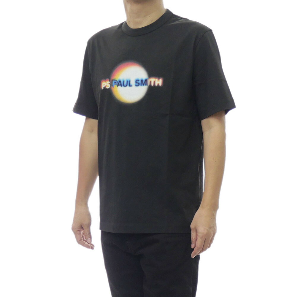 乐天商城 - PS PAUL SMITH ポールスミス メンズ クルーネックTシャツ M2R 220X VP5757 ブラック 2026春夏新作