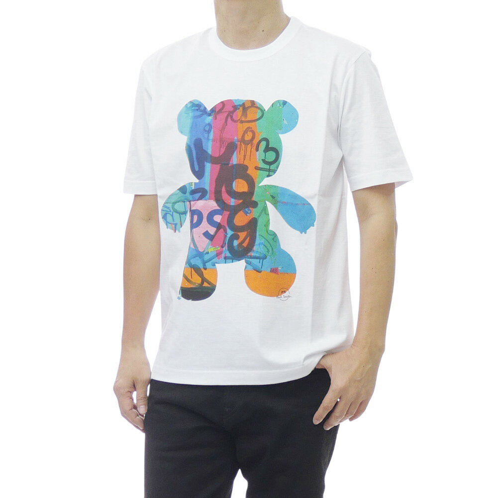 乐天商城 - PS PAUL SMITH ポールスミス メンズ クルーネックTシャツ M2R 220X VP5789 ホワイト 2026春夏新作