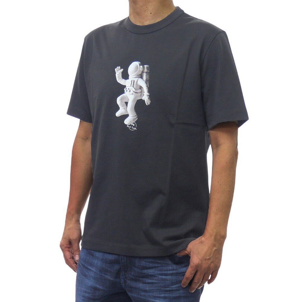 乐天商城 - PS PAUL SMITH ポールスミス メンズ クルーネックTシャツ M2R 220X VP5792 ブラック 2026春夏新作