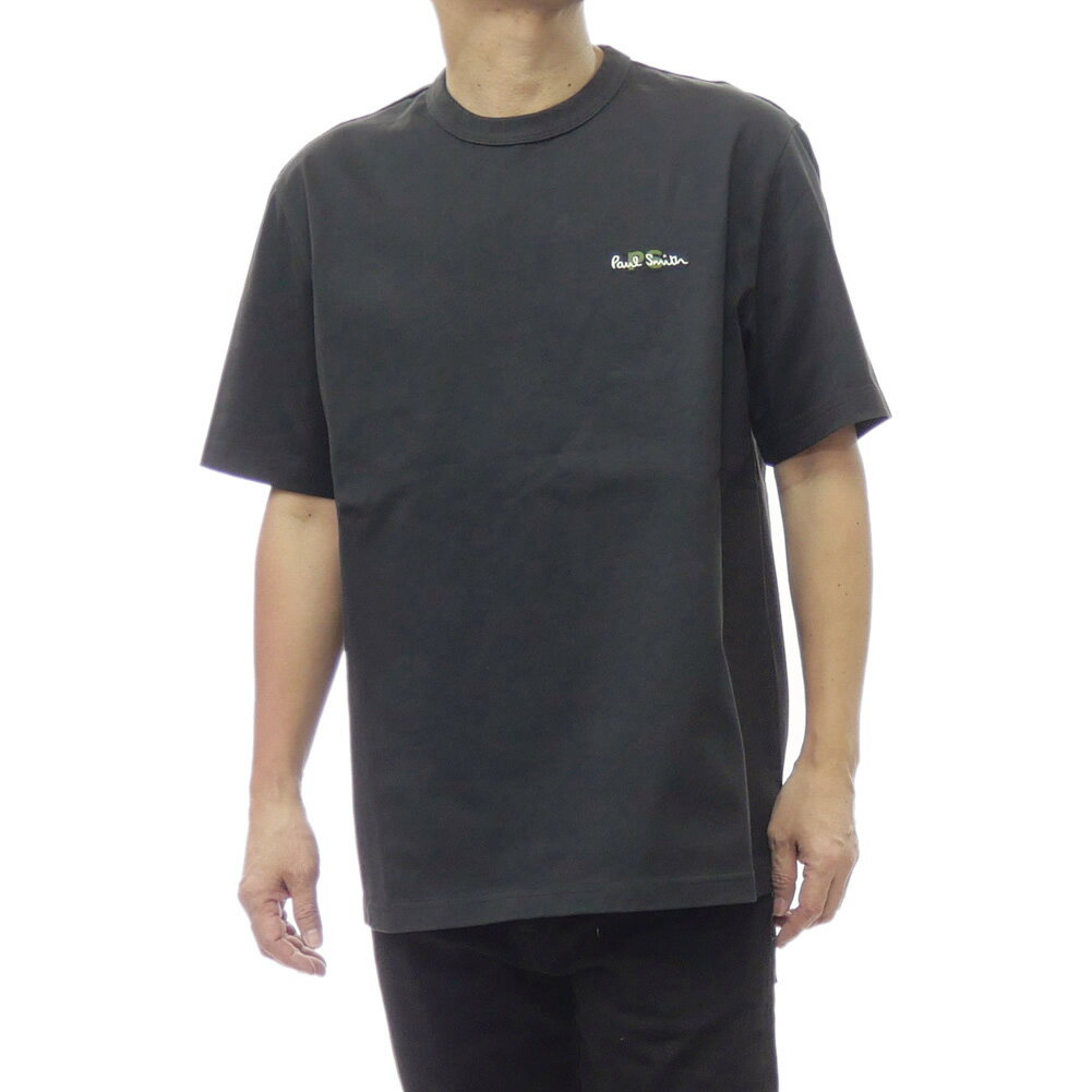 Rakuten - PS PAUL SMITH ポールスミス メンズ クルーネックTシャツ M2R 204ZE V22642 ブラック 2026春夏新作
