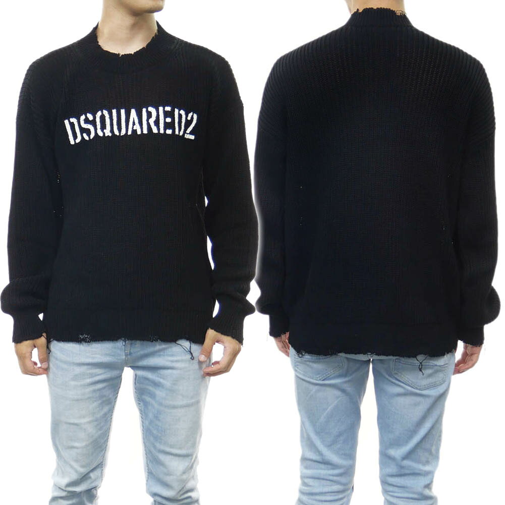 楽天市場】DSQUARED2（柄ロゴ）（ニット・セーター｜トップス
