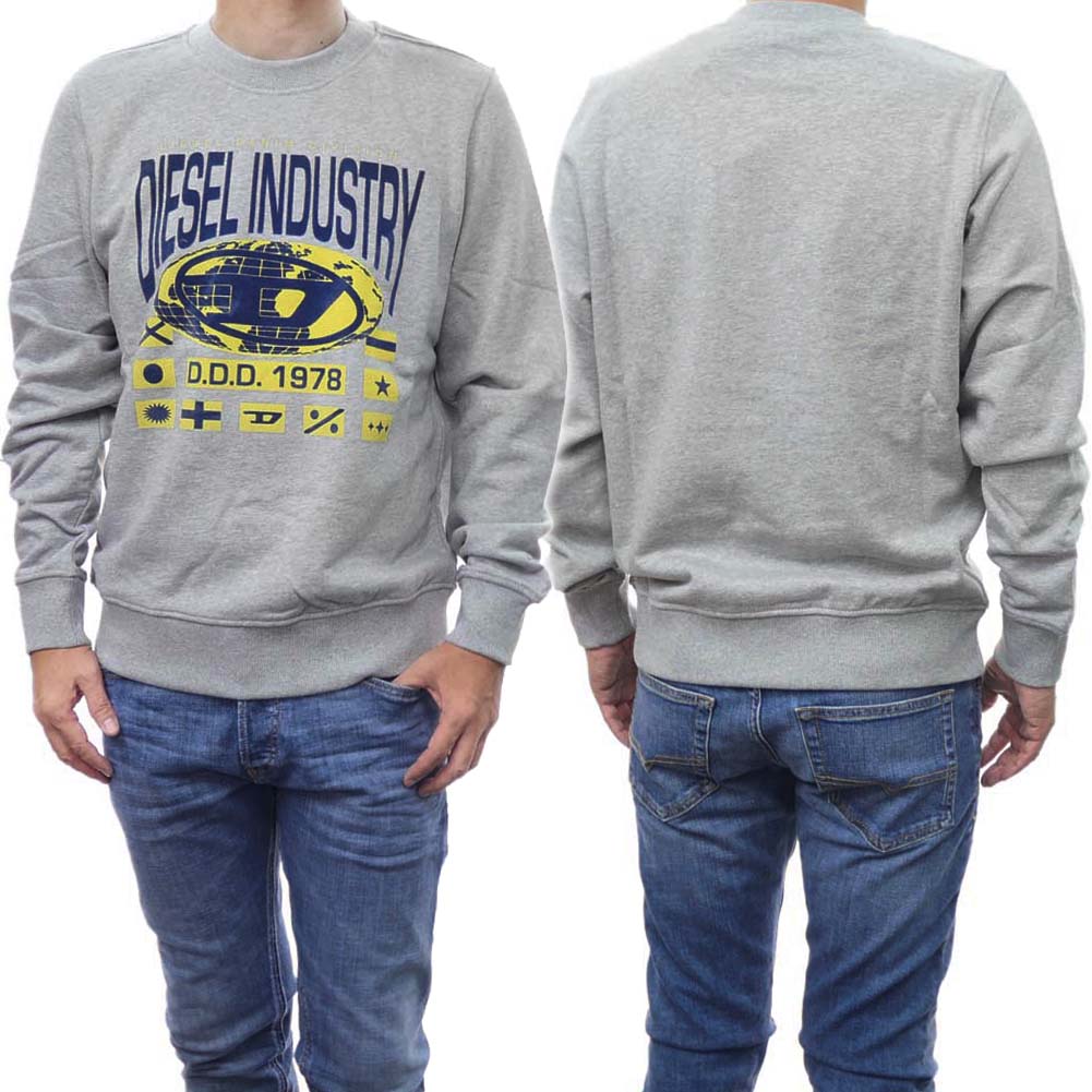 楽天市場】diesel（カラーグレー）（スウェット・トレーナー｜トップス