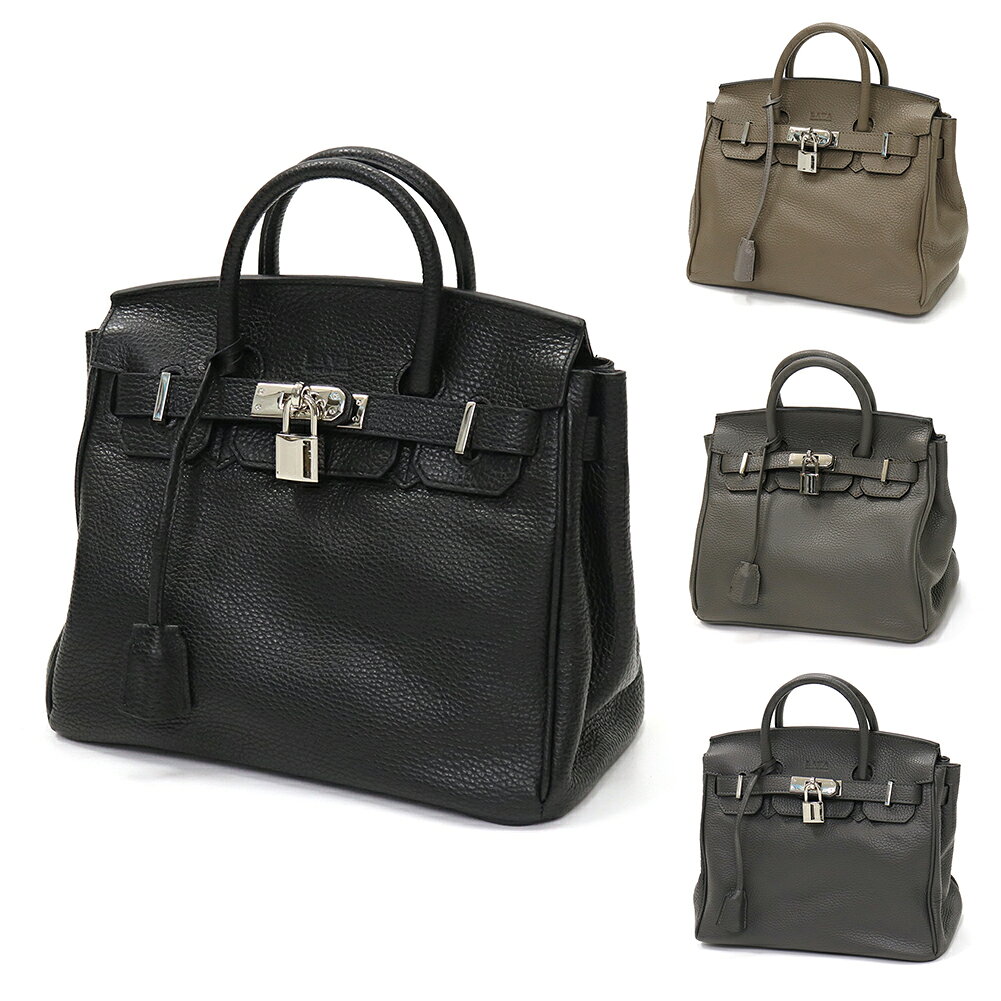 【期間限定ポイント5倍】LAVA ラヴァ シュリンクレザー ハンドバッグ LV26HW 本革 クラシック メンズ レディース ユニセックス イタリア製
