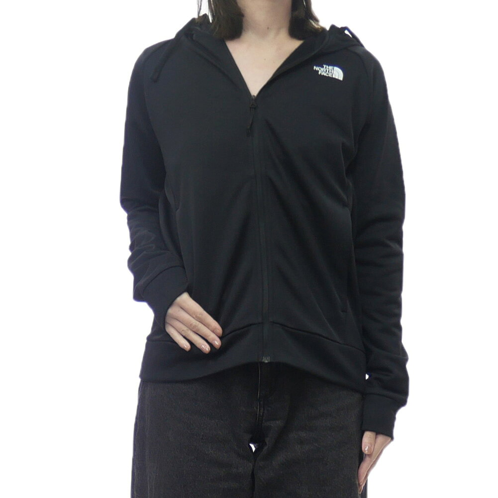 THE NORTH FACE ノースフェイス レディース ジップアップ パーカー NF0A8DWB / W REAXION 2.0 HD FZ JKT ブラック 保温 快適 キャンプ bivlabo-10061313 BIVLABO パッケージ画像
