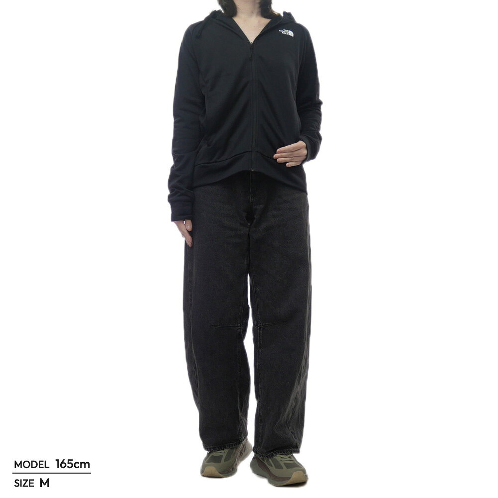 THE NORTH FACE ノースフェイス レディース ジップアップ パーカー NF0A8DWB / W REAXION 2.0 HD FZ JKT ブラック 保温 快適 キャンプ bivlabo-10061313 BIVLABO サンプル画像2
