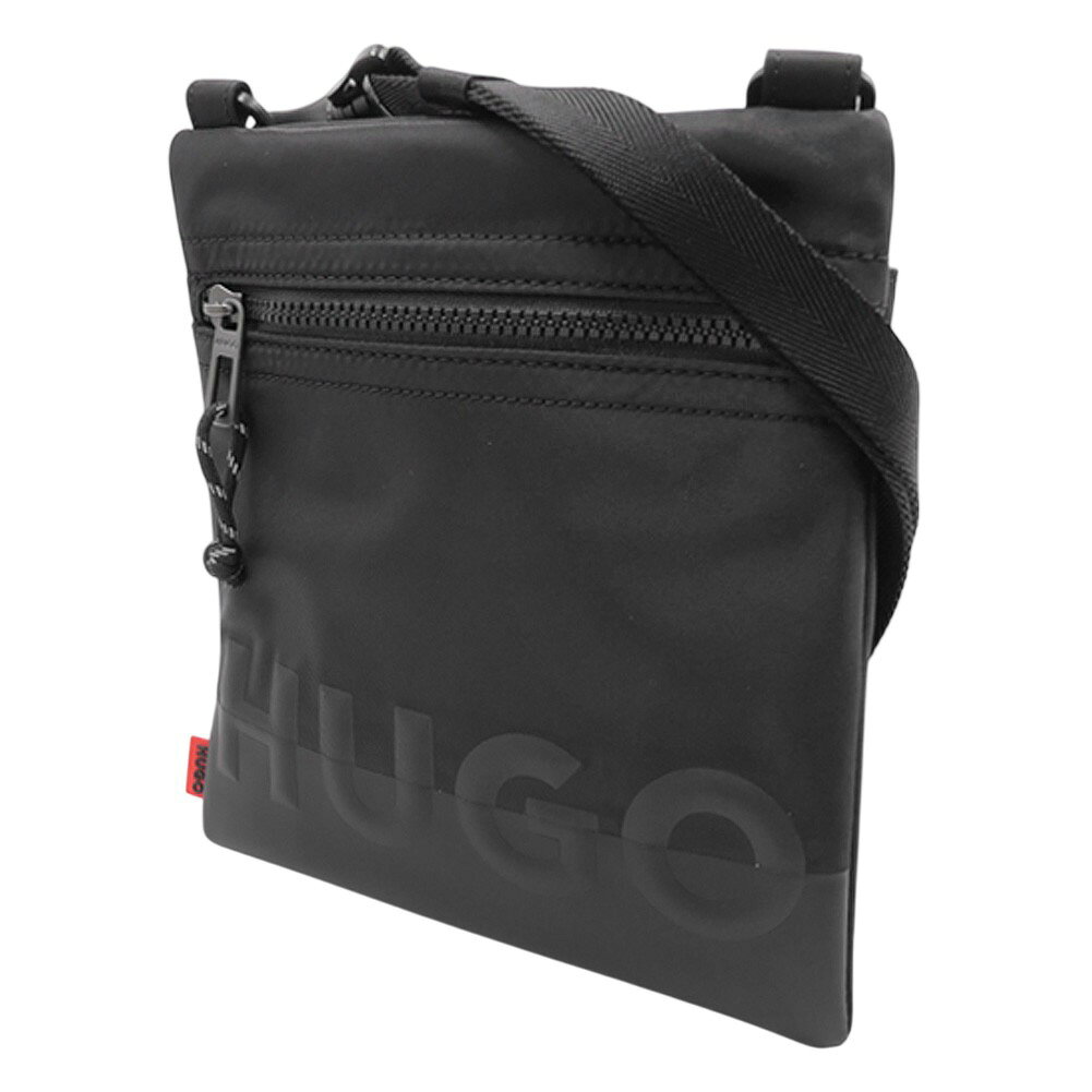 HUGO・HUGO BOSS ヒューゴボス メンズ ショルダーバッグ 50547258 10260368 / Nosh Envelope ブラック サコッシュ