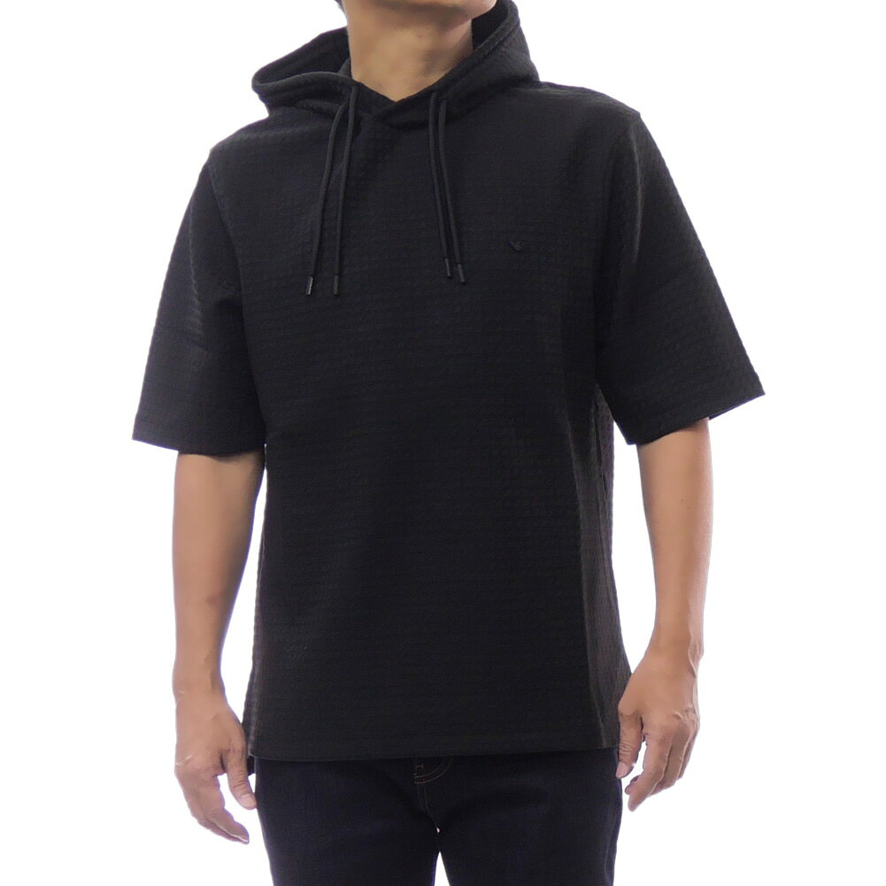 EMPORIO ARMANI エンポリオアルマーニ 半袖プルオーバーパーカー サイズ:S フード/プリント    グリーン メンズ / 240001207450 楽天市場】半袖 パーカー メンズ（ブランドエンポリオ・アルマーニ