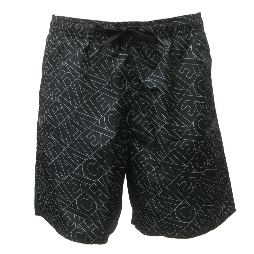 【期間限定ポイント5倍】ARMANI EXCHANGE アルマーニ エクスチェンジ A/X メンズ スイムパンツ XM000832 AF24685 ブラック 水着 トランクス ビーチ