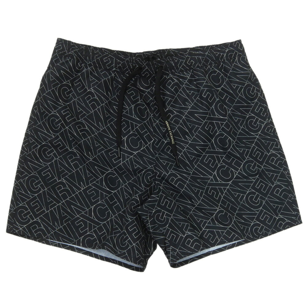 BIVLABOの【期間限定ポイント5倍】ARMANI EXCHANGE アルマーニ エクスチェンジ A/X メンズ スイムパンツ XM000832 AF24685 ブラック 水着 トランクス ビーチ｜アングル3