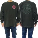 RVCA ルーカ メンズクルーネックロングTシャツ BD042-070 / STANDARD ISSUE CR ダークグレー