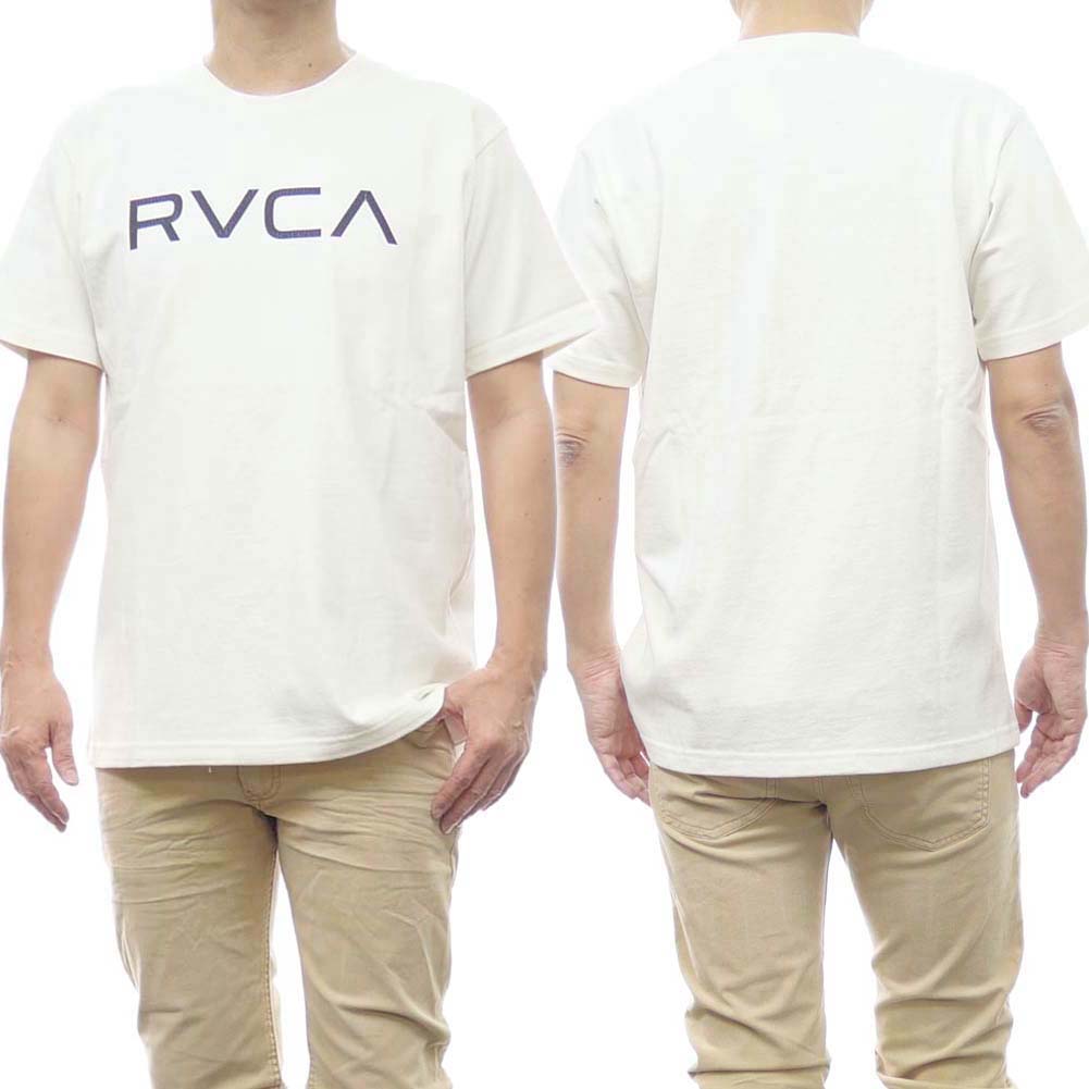 Rakuten - RVCA ルーカ メンズ クルーネックTシャツ BE041241 BIG RVCA VINTAGE RED STITCH TEE オフホワイト