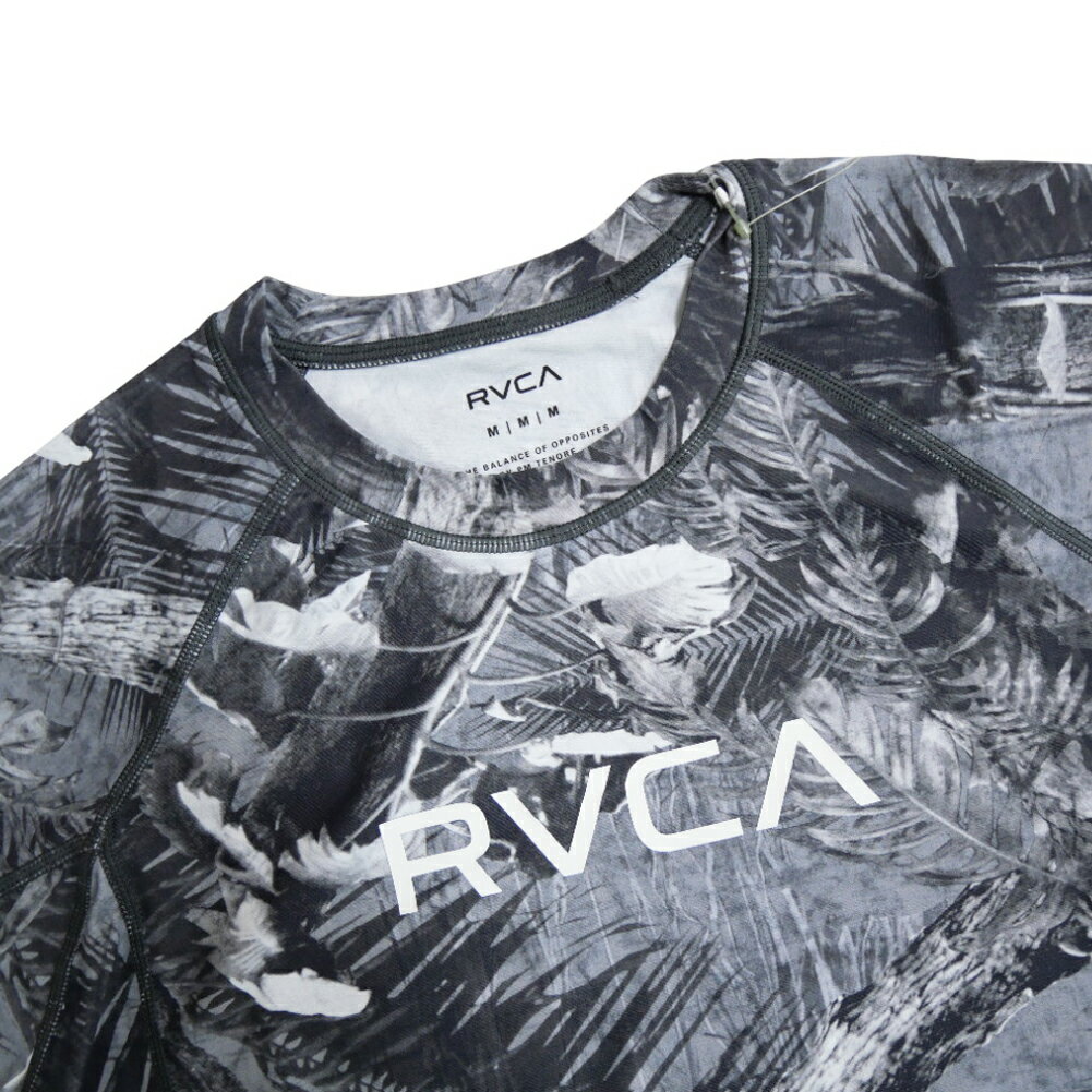 RVCA ルーカ メンズ ラッシュガード BE041863 RVCA LUSH SS ブラック