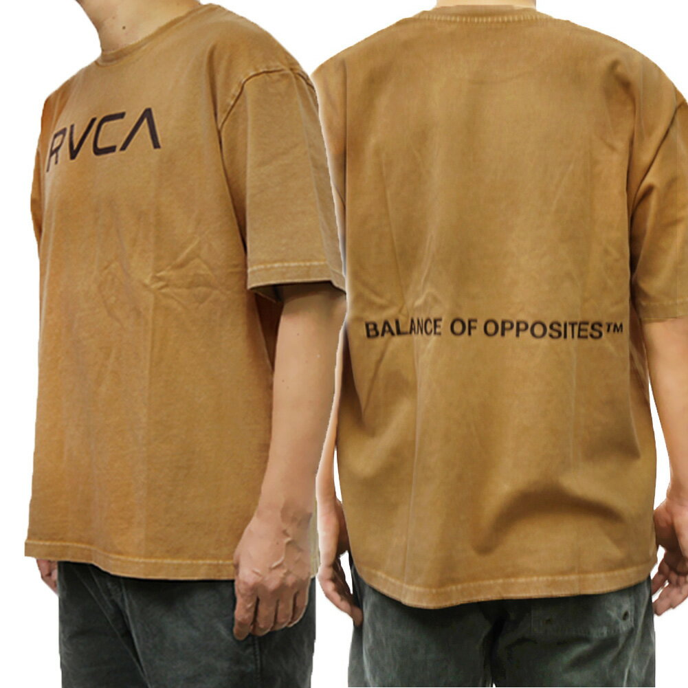 樂天商城 - RVCA ルーカ メンズクルーネックTシャツ BF041261 / DAY DREAM RVCA SS マスタード