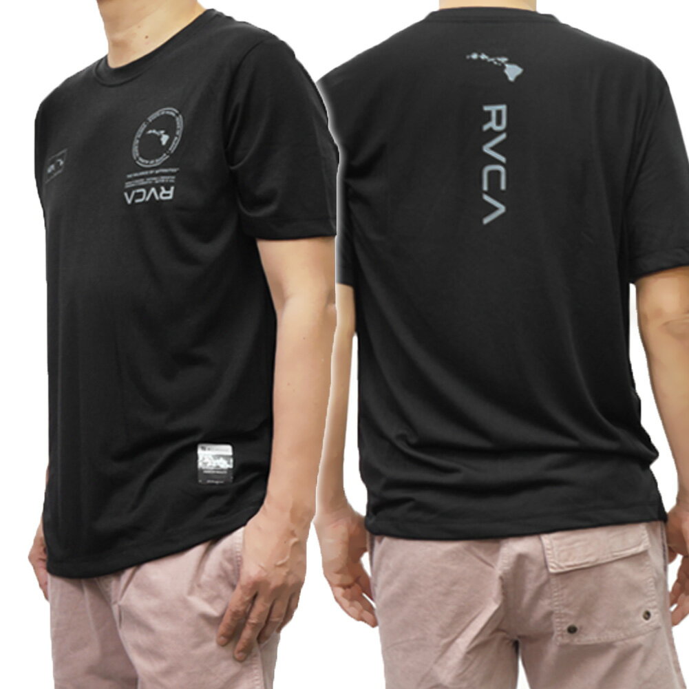 樂天商城 - RVCA ルーカ メンズクルーネックTシャツ BF041234 / HAWAII MARKS SS ブラック
