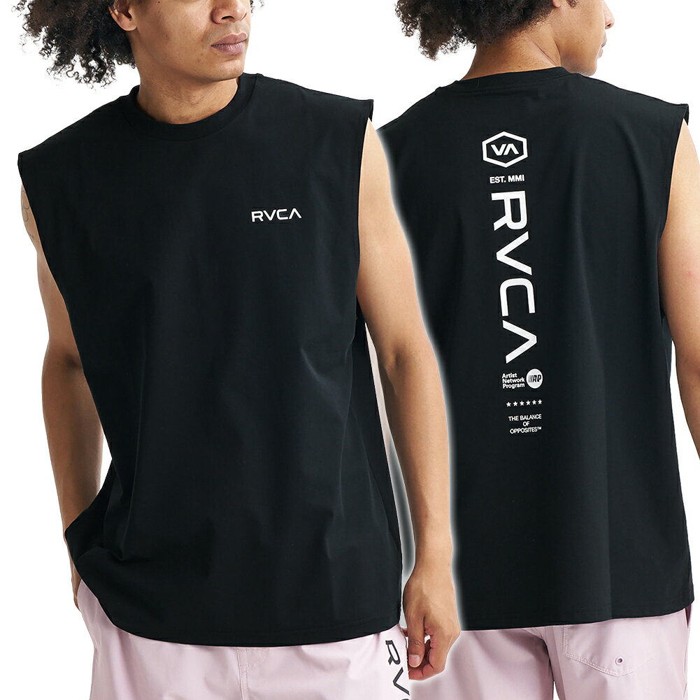 樂天商城 - RVCA ルーカ メンズサーフタンクトップ BG041862 / STARIGHT WAY SFTT ブラック 2026春夏新作