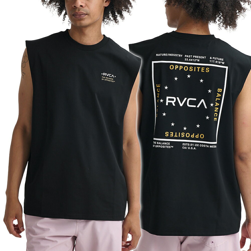 乐天商城 - RVCA ルーカ メンズサーフタンクトップ BG041863 / ADD BOX SFTT ブラック 2026春夏新作