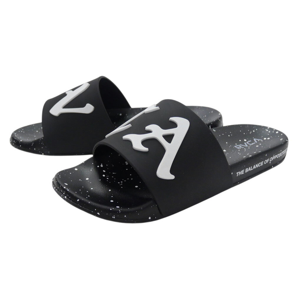 乐天商城 - RVCA ルーカ メンズシャワーサンダル BG041907/ VA OE LOGO SHOWER SANDAL ブラック 2026春夏新作