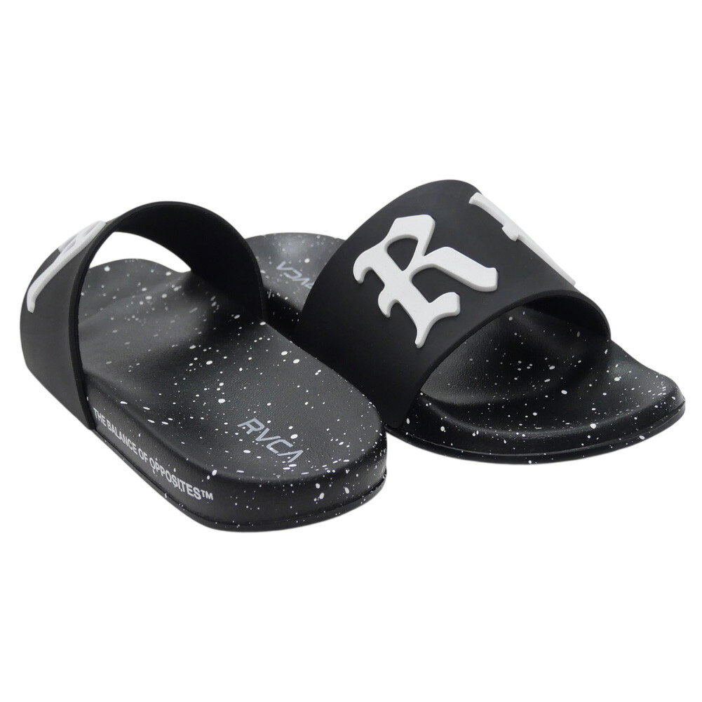 RVCA ルーカ メンズシャワーサンダル BG041907/ VA OE LOGO SHOWER SANDAL ブラッ...