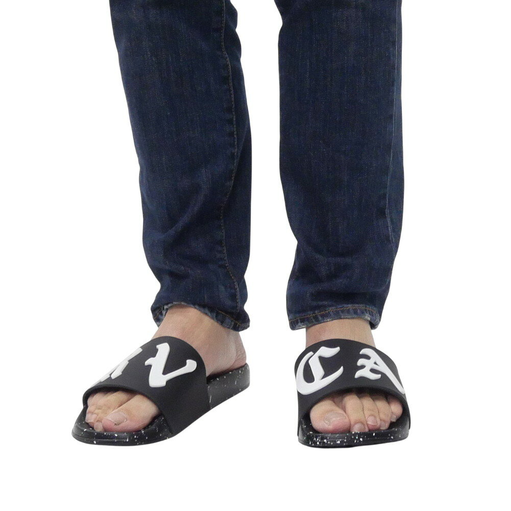 RVCA ルーカ メンズシャワーサンダル BG041907/ VA OE LOGO SHOWER SANDAL ブラッ...
