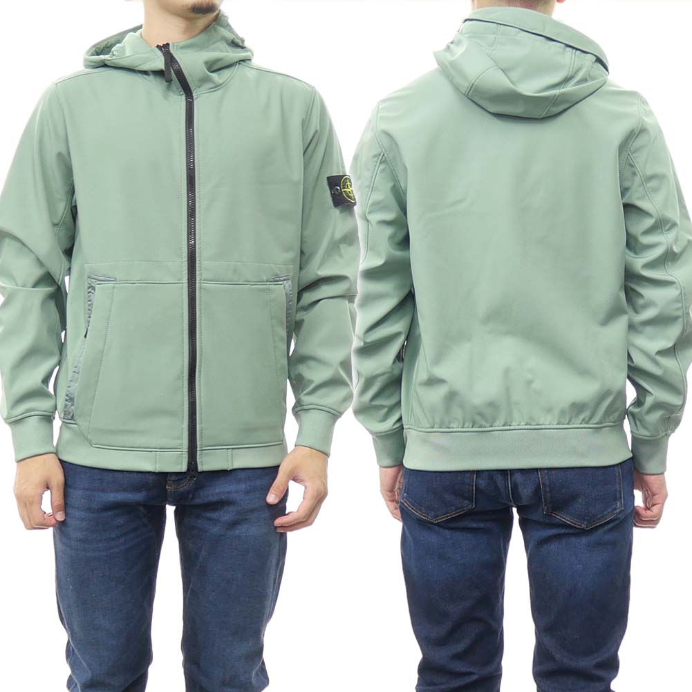 ストーンアイランド STONE ISLAND ストーンアイランド メンズブルゾン Q0122 ライムグリーン