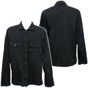 ストーンアイランド STONE ISLAND ストーンアイランド メンズブルゾン 10812/OVERSHIRT ブラック /2024春夏新作