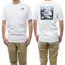 THE NORTH FACE ノースフェイス メンズクルーネックTシャツ NF0A7X1K / M S/S RED BOX CEL ホワイト