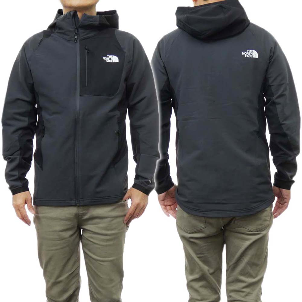 楽天BIVLABOTHE NORTH FACE ノースフェイス メンズブルゾン NF0A7ZF5 / M AO RUN SOFTSHELL JKT グレー×ブラック /2024春夏新作