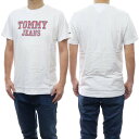 TOMMY JEANS トミージーンズ メンズクルーネックTシャツ DM0DM16405 ホワイト