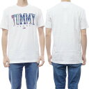TOMMY JEANS トミージーンズ メンズクルーネックTシャツ DM0DM15666 ホワイト