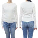 TOMMY JEANS トミージーンズ レディース クルーネック ロングTシャツ DW14277 ホワイト