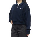 TOMMY JEANS トミージーンズ レディースハーフジップトレーナー DW18759 ネイビー(4)