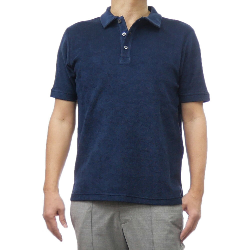 ZANONE ザノーネ メンズポロシャツ 813178 ZM340 ネイビー