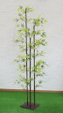 黒竹210cm3本立 (人工竹 造花 インテリア 大型 和風 日本風 観葉植物 木工ベース クロタケ バンブー 店舗装飾 レストラン カフェ オフィス シンボル...