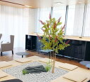 南天の木 180cm (ナンテン 人工観葉植物 樹木 インテリア 造花 和風 1.8m おしゃれ 室内 フェイク 箱庭 日本庭園 オフィス シンボルツリー 自作...