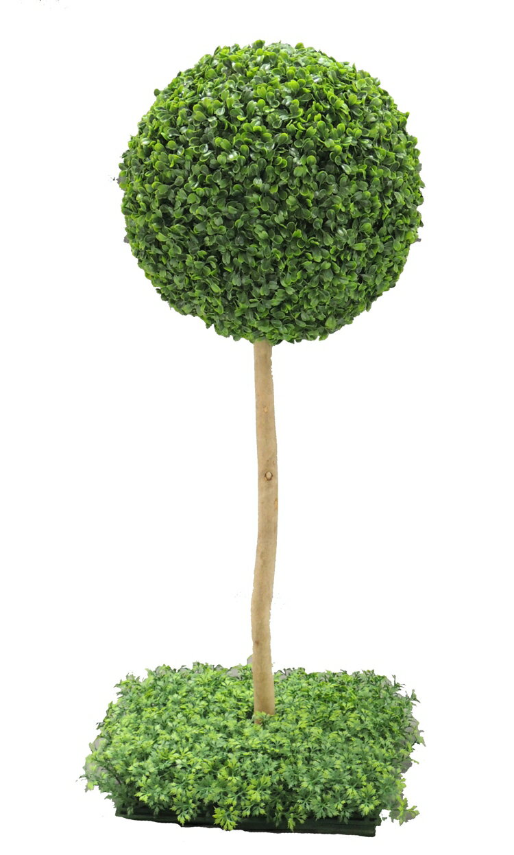 ボックスウッドピアリー ボックスウッドトピアリー 高さ70cm (造花 人工観葉植物 樹木 円形 ガーデニング 球体 丸い オブジェ インテリア 作り物 シンボルツリー 自作 植栽 業者 メーカー ベストグリーン オリジナル 製造元 オフィス フェイクグリーン)