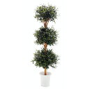 グリーンオリーブトピアリー 160cm (フェイクグリーン 造花 人工 観葉植物 鉢植え オフィス 室内 北欧 おしゃれ 店舗 インテリア シンボルツリー 自作...
