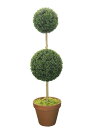 グリーントピアリー160cm2段(造花 人工 観葉植物 オブジェ インテリア 円形 おしゃれ 装飾 お花 置物 ディスプレイ シンボルツリー 自作 植栽 業者 ...