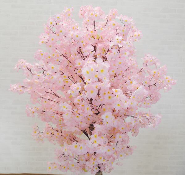 桜 180cm (造花 サクラ ピンク 人工観葉植物 インテリア おしゃれ 室内 大型 春 飾り フェイクグリーン 作り物 造木)