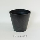  v ubN|bg 20 T{e   򍪐A /vX`bN R[fbNX black plastic pot