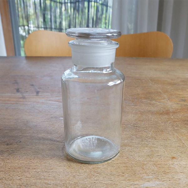ガラス試薬ボトル　250ml 理科実験 ポプリ 花瓶 フラワーべース ドライフラワー