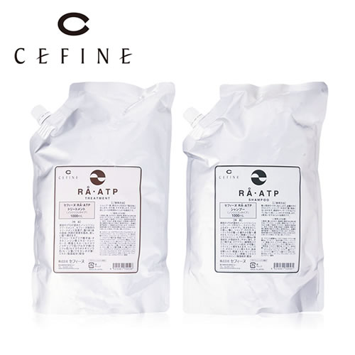 【送料無料】セフィーヌ CEFINE RA-ATP シャンプー 1000ml & トリートメント 1000ml 詰替えセット