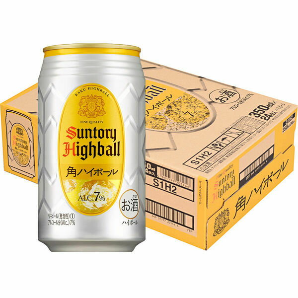 【2ケース送料無料】 サントリー 角ハイボール 350缶×24本2ケース