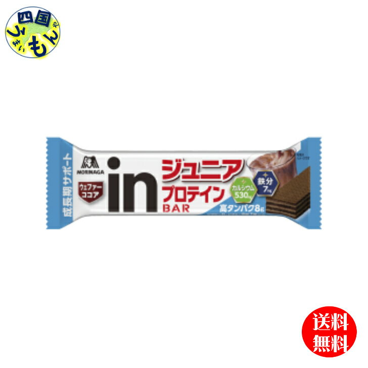 【送料無料】森永製菓　inバージュニアプロテイン　ココア　30g×144個入　1ケース　144個