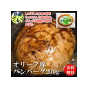 【送料無料】 七星食品 オリーブ豚ハンバーグ 200g×10p