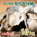 殻付き牡蠣 岡山県虫明産 急速冷凍 殻付き牡蠣 加熱用 | 10kg(約100個) ■ 送料無料殻付き牡蠣 殻付き カキ かき 牡蛎 一斗缶サイズ 牡蠣 海鮮 バーベキュー BBQ